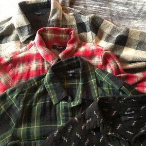 Madewell Flannel bundle